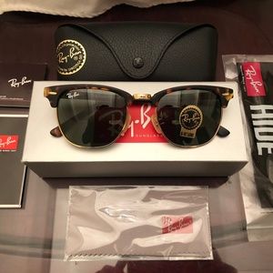 Ray-Ban Clubmaster Tortoise Design NEW & AUTHENTIC